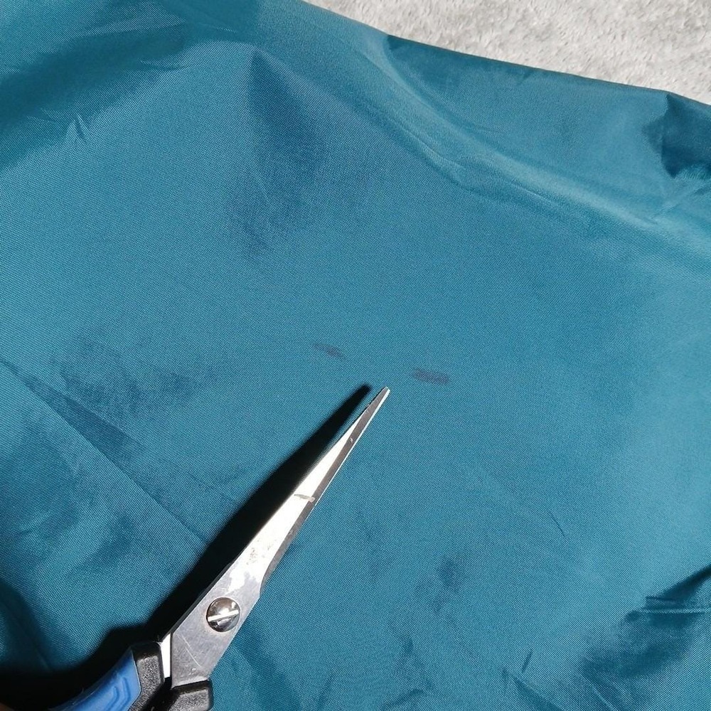 REI Elements Rain Jacket Kids Large 12/14 Teal Parka Outdoor Vintage 90s - Picture 15 of 15
